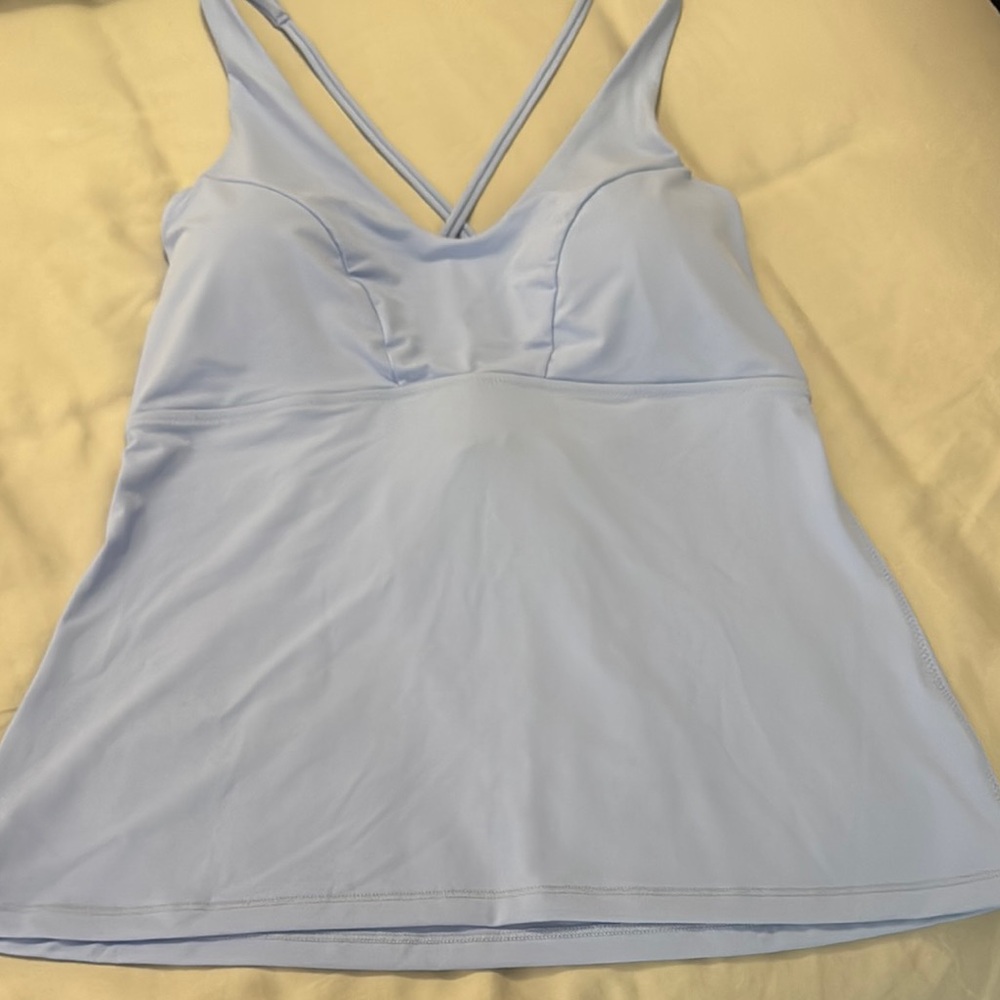 Athleta Light Blue Women's Swim Top